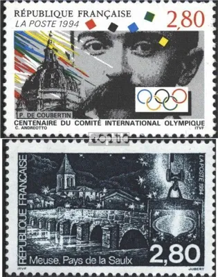 Produktbild von Briefmarken Frankreich 1994 Mi 3034,3035 (kompl.Ausg.) gestempelt IOC