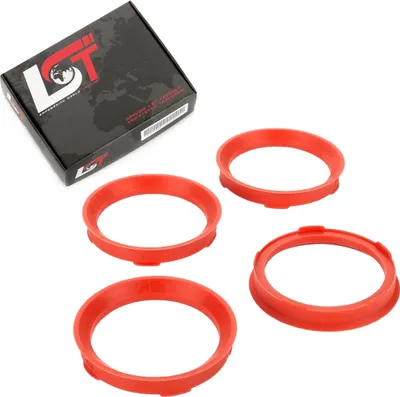 Produktbild von 4x Zentrierringe Alufelgen Ø 57,1 mm - Ø 67,0 mm für SEAT SKODA VW