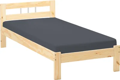Produktbild von Inter Link Einzelbett JANA 90x200 Natur Massivholz
