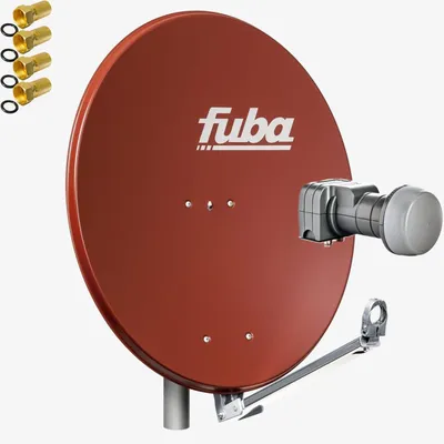 Produktbild von Fuba DAL 802 R Sat Satelliten Anlage Schüssel Twin LNB LMB DEK 217 2 Teilnehmer