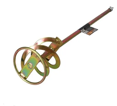 Productafbeelding van Faster Tool FTMIZS120600GX: Mengspaan voor pleister, SDS+ aansluiting, 120 x 600 mm, geschikt voor 7-15 kg