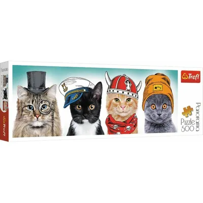 Obrázek produktu pro TREFL Panoramatické puzzle Hebký tým 500 dílků