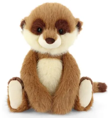 Produktbild von Keel Toys Plusch-Erdmannchen - Pluschtier - rot - sitzend - 20 cm - kuscheliges Erdmannchen