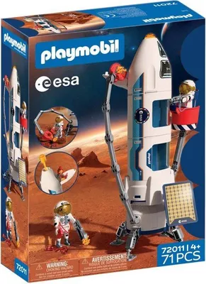 Immagine prodotto di PLAYMOBIL ESA Mars Exploration Rakete, Spazio, 72011, 71 pezzi, Dai 4 anni in su
