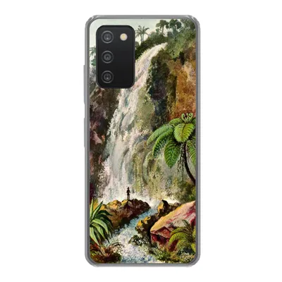 Produktbild von MuchoWow® Handyhülle Schutzhülle Hülle für Samsung galaxy a73 Wasserfall - Kunst - Alte Meister Silikon Softcase Handy Hülle - Handyhülle