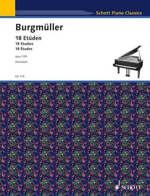Produktbild von 18 Etüden op. 109