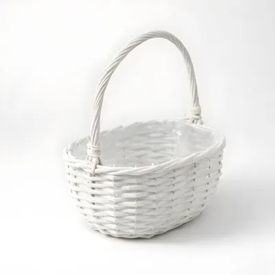 Zdjęcie produktu dla Koszyk wielkanocny z wierzby, wymiary 25 x 17 x 27 cm, z uchwytem