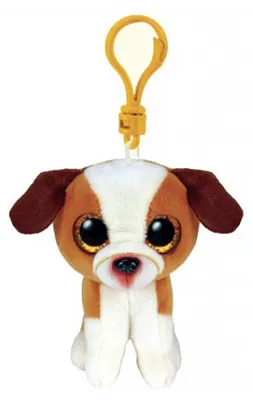 Imagen del producto de Ty Beanie Boo's, clip de Hugo, el bulldog, 7 cm