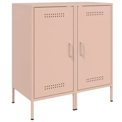 Produktbild von Sideboards 2 Stk. Rosa 36x39x79 cm Stahl