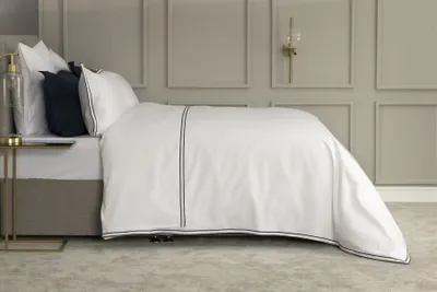 Obrázek produktu pro Belledorm - Sada ložního prádla "Savoy" BM500 (Superking) (námořnická modrá)