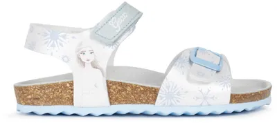 Produktbild von Geox Mädchen Klassische Sandalen J158MC 0NFQD C1206 Farbe: Weiß Größe: 33