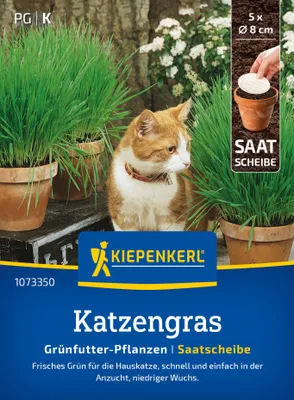 Artikelbild 2 von 'Katzengras Frischgrün Mischung (Saatscheibe)' aus der Kategorie Kleintiersaaten