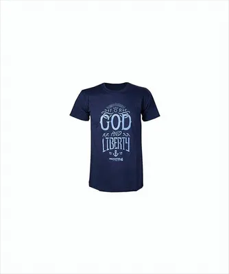 Produktbild von Uncharted 4 T-Shirt -XL- God and Liberty, blau