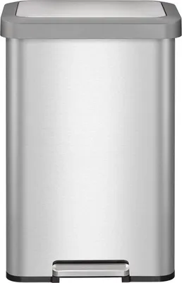 Produktbild von EKO - Cozy Treteimer 45 Liter - Stainless steel Plastic - Matt Edelstahl