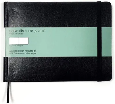 Productafbeelding van Aquarel Reisdagboek - A5 Landschap - 200 gsm - 60 pagina's - Zuur - Niet - Medium Grain