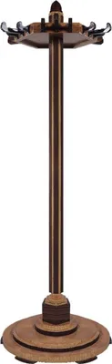 Luxus Art Deco Massivholz Kleiderständer Garderobenständer Braun Dunkelbraun Luxury Art Deco Solid Wood Clothes Rack Coat Rack Brown Dark Brown