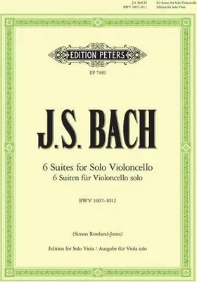 Obrázok produktu pre Suiten für Violoncello solo BWV 1007-1012 -Übertragung für Viola solo-