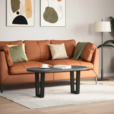 Immagine prodotto di vidaXL Gambe del tavolino a V 2 pezzi nero 38x(42-43,3) cm acciaio