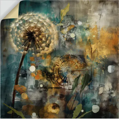 Produktbild von ARTland Wandbild, selbstklebend Enchanting Fluff Größe: 40x40 cm