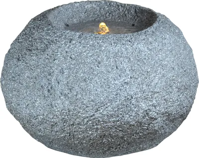 Produktbild von Heissner Gartenbrunnen grey Rock LED" (016634-09)"