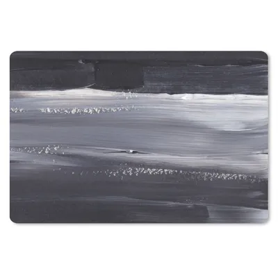 Produktbild von MuchoWow® Mauspad Mousepad Farbe - Abstrakt - Schwarz 27x18 cm - Mousepads - Maus Mat - Pad - Mausunterlage - Büroartikel - Desk Matten