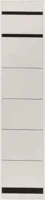 Produktbild von Ordneretikett E-712293 00 schmal/kurz selbstklebend Papier weiß 10 Stück Packung mit 10 Stück