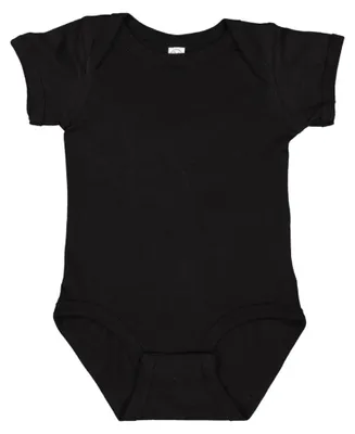 Productafbeelding van Rabbit Skins - Romper voor baby, korte mouwen, model LT2741 (6 maanden) (zwart)