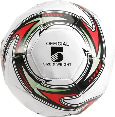 Produktbild von Fußball Größe 5, Offizieller Trainings- und Spielball, Outdoor, Weiß, für Training und Spiele