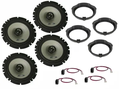 Produktbild von Alpine Set für Mercedes C-Klasse Limousine W204 Bj 07-13 Tür vorne hinten 240 W