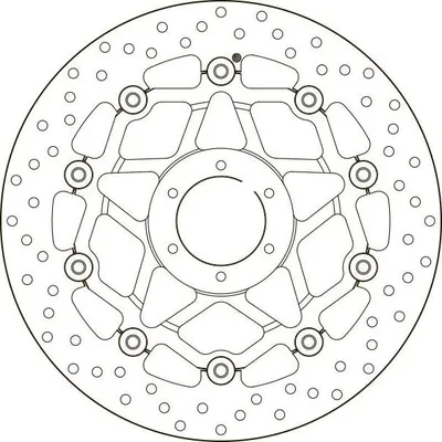 Produktbild von BREMBO Serie Oro Bremsscheibe für HONDA MOTORCYCLES CRF 310mm 78B408B4