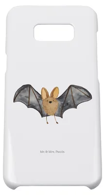 Produktbild von Mr. & Mrs. Panda Samsung Galaxy S8 plus Handyhülle  Fledermaus Flügel - Weiß - Geschenk, Hülle, Handy, Lustige Sprüche, Case, Cover, Handycover