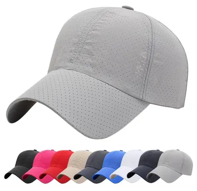 Productafbeelding van Baseballpet voor heren, mesh, ademend, sneldrogend, verstelbaar, grijs