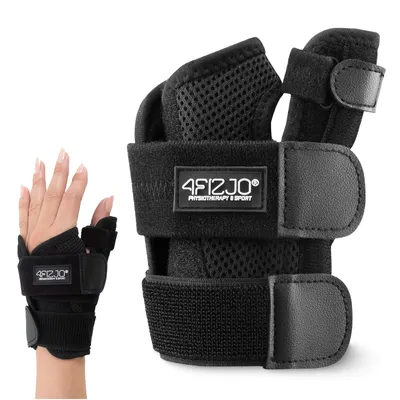 Produktbild von 4FIZJO Handgelenk- und Daumenorthese, Einheitsgröße, aus Airmesh, mit Klettverschluss