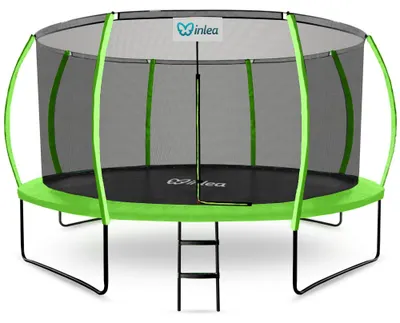 Obrázok produktu pre INLEA ULTIMATE Jump Trampolína 430 cm s vnútornou ochrannou sieťou - svetlozelená