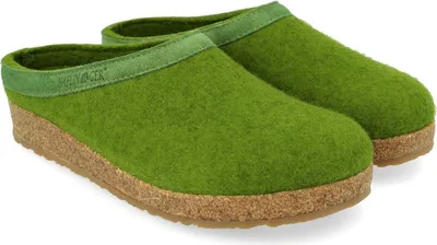 Produktbild von Haflinger Uni Hausschuh Grizzly Torben  grün EUR 46