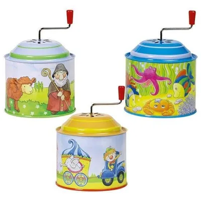 Zdjęcie produktu dla Goki Music boxes with melodies, Zabawka pozytywka, 1 lat(a), 119 g, Różne kolory