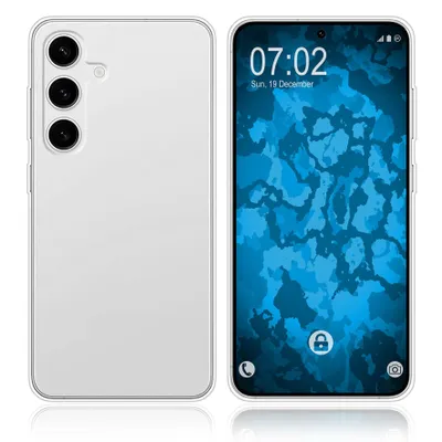 Produktbild von PhoneNatic Case kompatibel mit Galaxy S25 Silikon Hülle transparent Cover