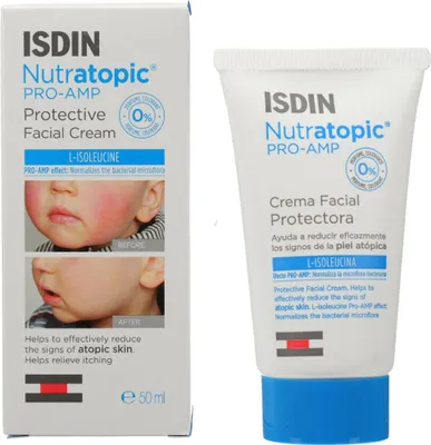 Produktbild von ISDIN Nutratopic Pro-AMP facecream 50 ml (ISDIN SA) 50ml PZN 8429420165595