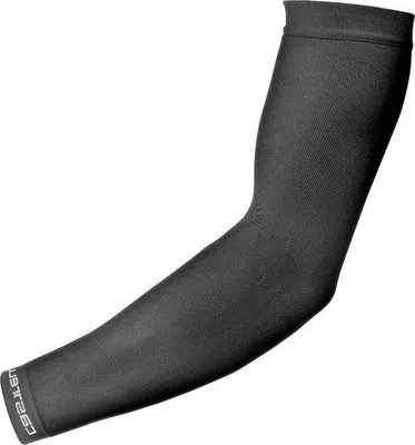 Image de Manchons de bras Famanu, sans coutures, noirs, taille S/M, unisex, pour adultes