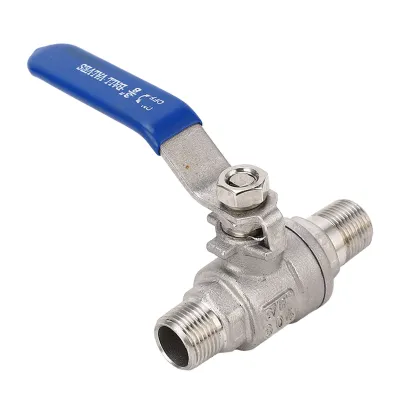 Produktbild von Full Port Kugelhahn,Edelstahl Kugelhahn,3/8in NPT Kugelhahn,Männlicher Kugelhahn,Kugelhahn,Sanitärarmaturen