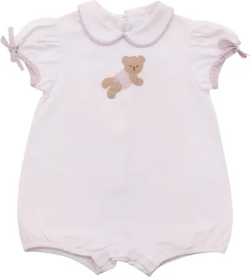 Produktbild von 1244AQ tutina bimba IL GUFO girl baby romper