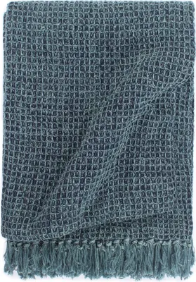 Obrázok produktu pre Deka 125x150 cm indigovo-modrá bavlnená