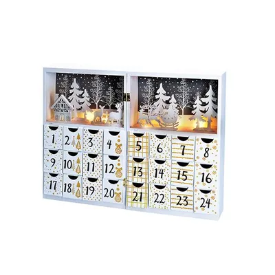 Produktbild von Drewniany kalendarz adwentowy LED Solight 1V244