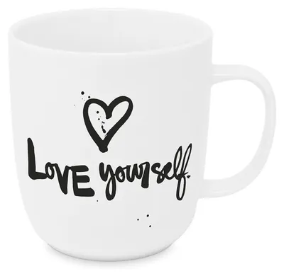 Produktbild von PPD Love yourself mug 2.0 D@H, Tasse, Teetasse, Kaffetasse, Kaffee Becher, 400 ml, 551333