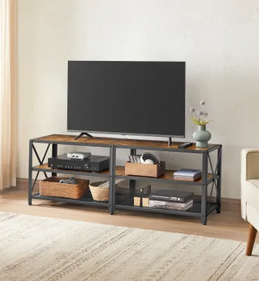 Produktbild von VASAGLE Lowboard Fernsehtisch, 140 cm Breite, mit Ablagefächern
