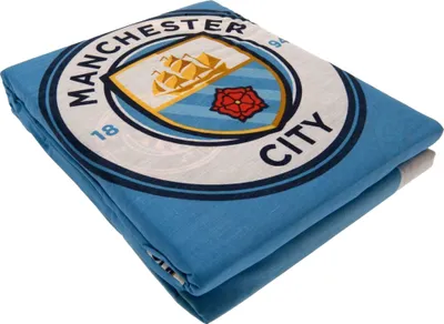 Obrázek produktu pro Manchester City FC - oboustranný - sada ložního prádla "Pulse" BS2437 (manželská postel) (modrá/bílá)