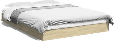 Produktbild von Maison Exclusive - Bettgestell ohne Matratze Sonoma-Eiche 140x200 cm Holzwerkstoff