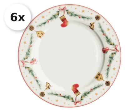 Produktbild von Dessertteller / Frühstücksteller 20,5cm 6er Set Holly