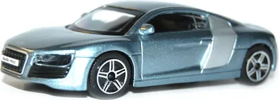 Produktbild von Modellauto Audi R8, metallic-blau, Bj. 2008, Maßstab 1:43 von Bburago