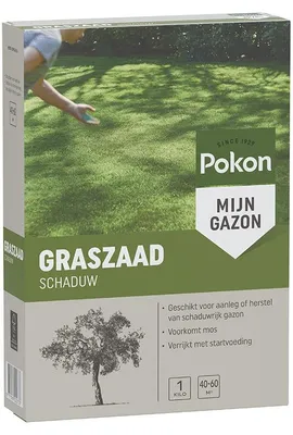 Productafbeelding van Pokon Graszaad schaduw met startvoeding 1KG - 40-60m2